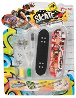 XTREME Fingerskateboard mit zusätzlichen Rädern (selbstgemacht) 6 sortiert 14x19cm-3