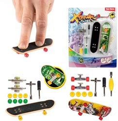 XTREME Fingerskateboard mit zusätzlichen Rädern (selbstgemacht) 6 sortiert 14x19cm