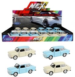 WELLY Trabant 601 11cm 4 assorties en présentoir (12)