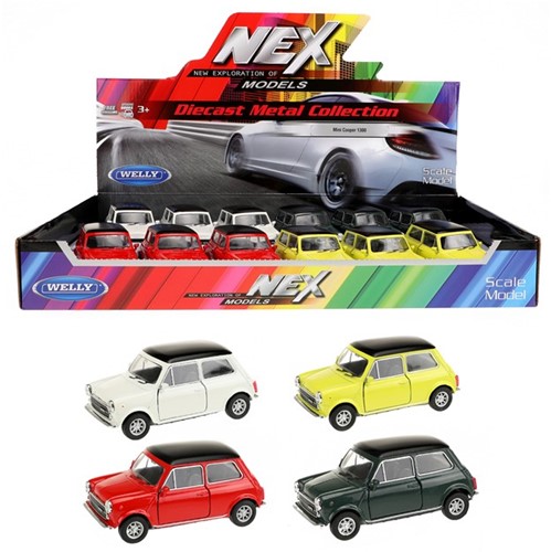 WELLY Mini Cooper 1300 10,5cm 3 assorti in display (12)