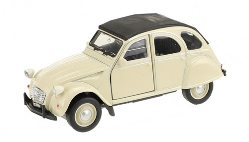 WELLY Citroën 2CV met zonnedak 11,5cm 2 assorti in display (12)-3