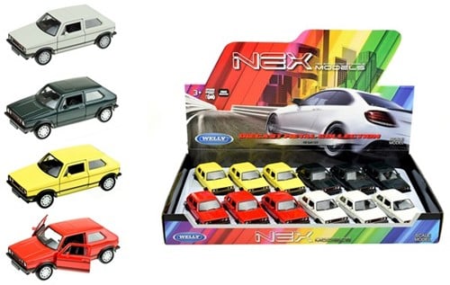 WELLY Volkswagen Golf I GTI 11cm assorti in display (12)