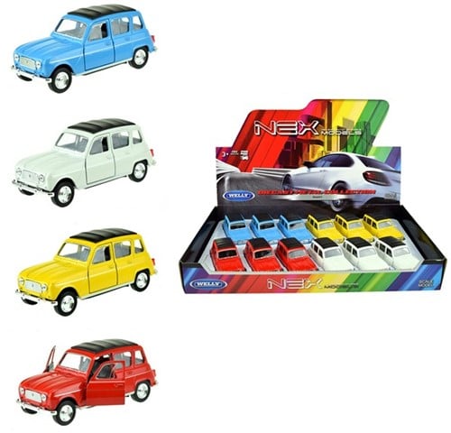WELLY Renault 4 11.5cm assorted in display (12)
