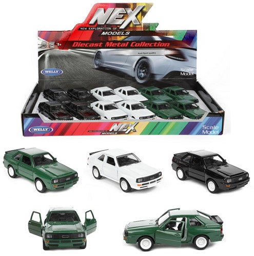 WELLY Audi Sport Quattro 11cm 3 assorti in display (12)