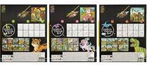 Scratch & Colouring Book 3 assorted 21,5x26,5cm-2