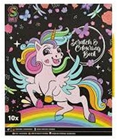 Scratch & Colouring Book 3 assorted 21,5x26,5cm-3