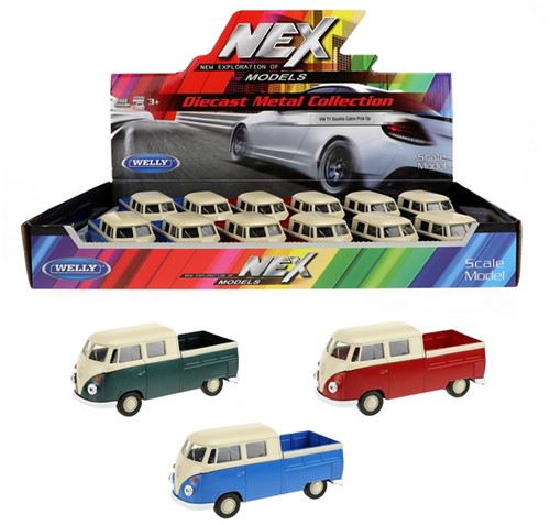 WELLY Volkswagen pick up bus 11cm in display (12)