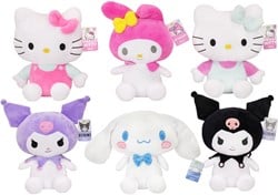 Hello Kitty and Friends Peluche 6 assortitis 30cm