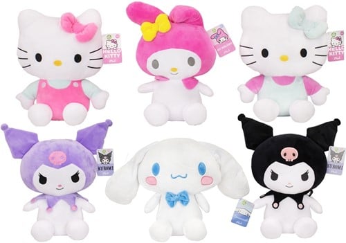 Hello Kitty and Friends Pluche 6 assorti 30cm