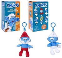 The Smurfs Pluche Bagclip 17cm 6 assorti n Blindbox 8,5x16cm