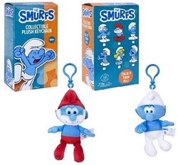 The Smurfs Pluche Bagclip 17cm 6 assorti n Blindbox 8,5x16cm