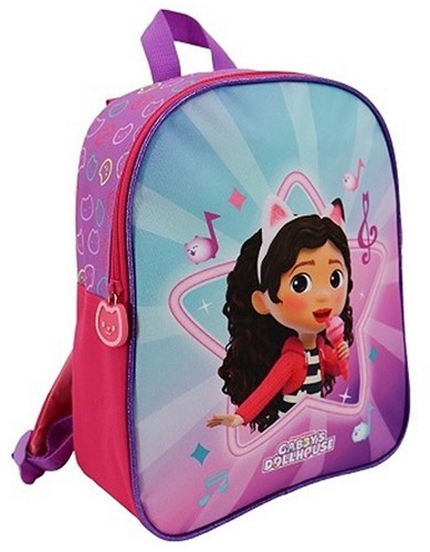 Gabby's Dollhouse Zaino 9 litro (1 scomparto + 2 tasche laterali 36x25x14cm