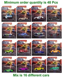 Monks Super Cars Die-Cast Vehicles 1:64 16 assorted 11x12cm