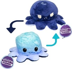 TeeTurtle Reversible Octopus Pluche 15x8cm High Quality Eco (vacuum packed) 