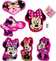 Minnie Mouse plush cushion 6 assorted 15cm