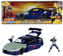 Jada Toys Nartuo Die-Cast 1:24, Naruto Kakashi Hatake & 1993 Mazda RX-7 11,5x30,5cm