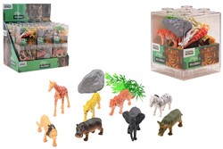 Tierwelt – 10-teiliges Wildtier-Set im Stapelwürfel in Display-Ausstellung