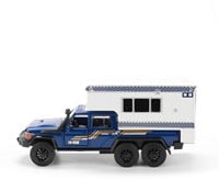 METAL Camion pick-up camper con pull back sonoro 4 assortiti 6x19,5x14cm.-3