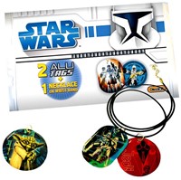 Disney Star Wars Colgantes con collar o pulsera en bolsas sorpresa de 7x12 cm surtidos en expositor (30)-2