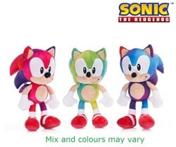 Sonic the Hedgehog Peluche Zoom 3 assortis 30cm