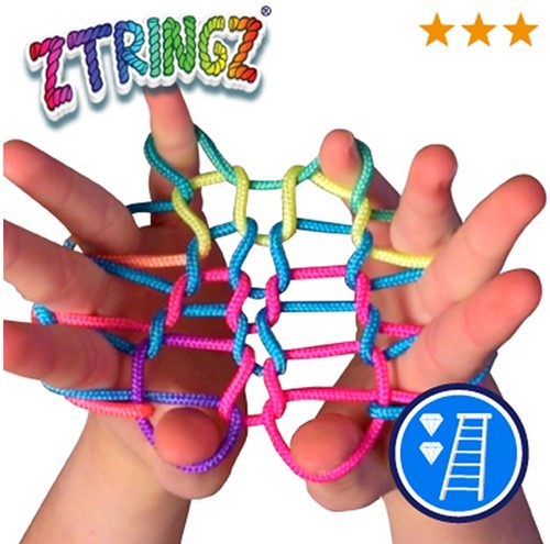 Zstringz Corde à doigt sur carte assortie en présentoir 9x20cm (FR-UK-ES-IT-PT)-2