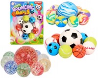 Bouncing Balls 10pcs assortitis 13x17cm