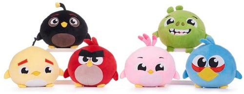 Angry Birds Squashy Podgies 6 assorti 19cm