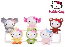 Hello Kitty Peluche Kawaii Kingdom 6 assortitis S3 24cm