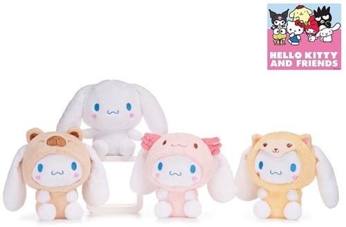 Hello Kitty Pluche Cinnamoroll 4 assorti S3 24cm