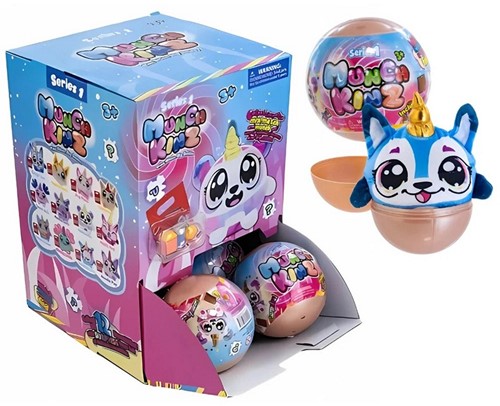 Munch Kinz Surprise ball 100 mm assortis en présentoir (12)