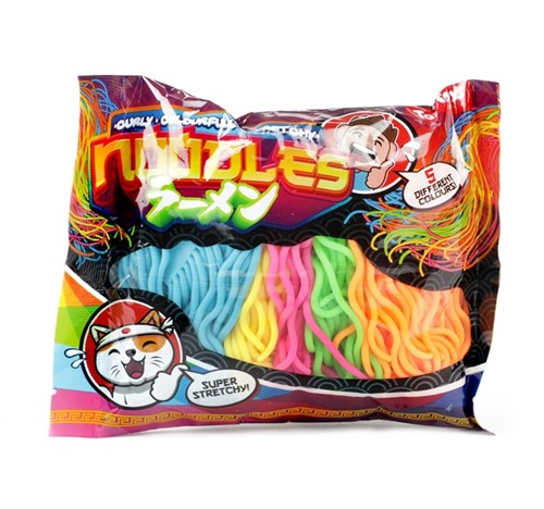 FUN Noodles -Curly Colorful- super dehnbar 12x19cm-2