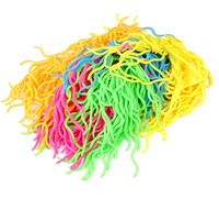 FUN Noodles -Curly Colorful- super stretchy 5Pcs +-3