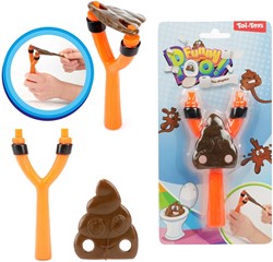 FUNNY POO Laughing turd slingshot 10,5x21cm