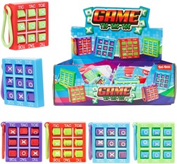 FUN Keychain - Tic Tac Toe - game 4 assorted