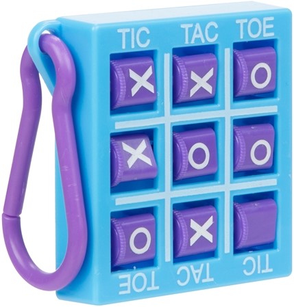 Porte-clés FUN - Tic Tac Toe - jeu 4 assortis-3