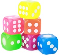 Würfel mit Licht 6-fach sortiert 3,5x3,5cm-3