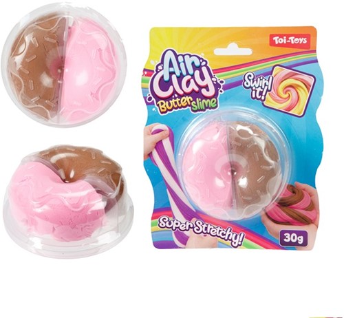 Air Clay Butter slime Double Color 2x15 gram 3 assortis 14x17cm-3