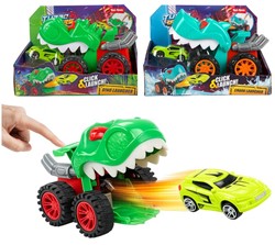 TURBO RACERS Macchina da corsa con lanciatore Dino_Shark 2 assortiti
