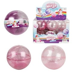 DREAM HORSE Kugel -Glitterz- 10cm 3 sortiert im display (12)
