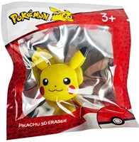 Pokemon 3D Erasers 4cm 3 surtidos in Window Foilbag 10x11cm-3