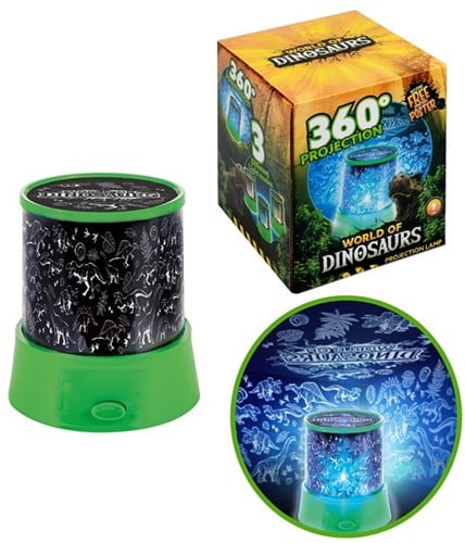 WORLD OF DINOSAURS Projection lamp Dino 11.5x12.5cm 