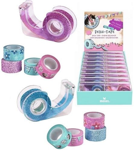 Moses Verlag Deko-Tape 5-Pack 5x5cm 2 assorti in display (18)