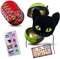 Miraculous Mira Ball Verrassingsbal 75mm met pluche 12cm in display (24)-3
