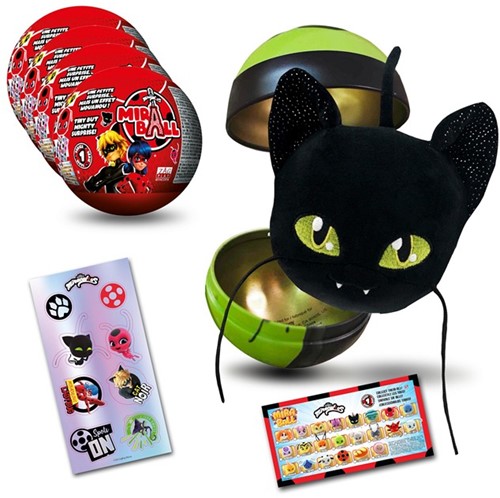 Miraculous Mira Ball Überraschungsball 75mm mit Plüsch 12cm im Display (24)-3