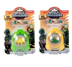 WELT DER DINOSAURIER Mini-Spielset Rucksack 7-teilig 3-fach sortiert