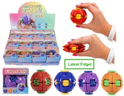 Spinning Ball / Top 6x6,5cm in Window Box in display (12) (Air-Freight)