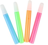 Confezione da 4 pennarelli per tessuto 'Glow in the Dark' su cartoncino 9x18cm-3