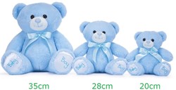 Plush Bear Baby Blue 35cm