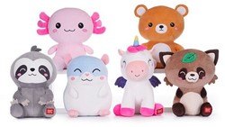 Kawaii Kuties Pluche 6 assorti 24cm Serie 2