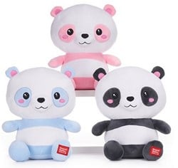 Kawaii Kuties Pluche Panda 3 assorti 24cm